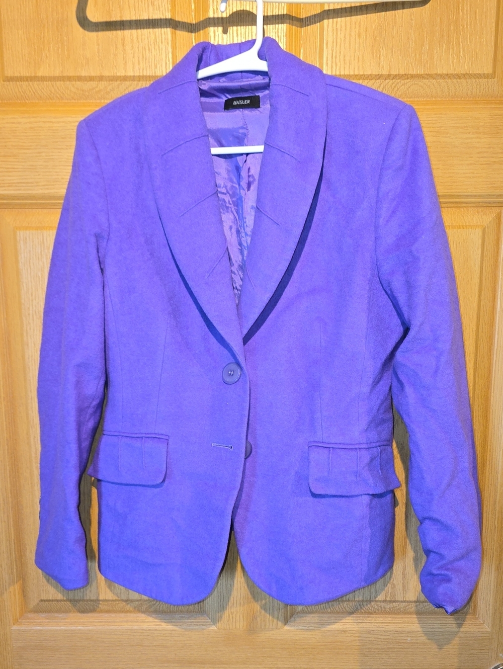 Basler Vibrant Purple Single-Breasted Blazer